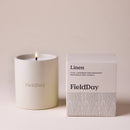 Field Day Linen Candle