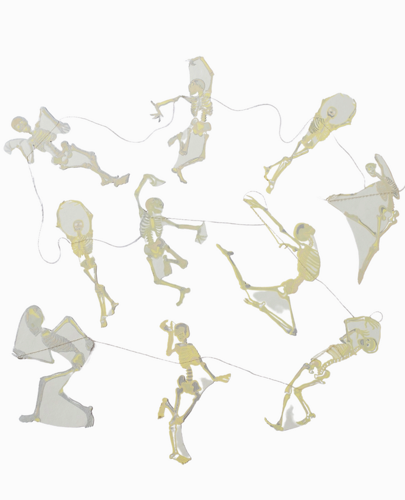 Dancing Skeleton Garland