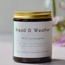 Mint Lemongrass Candle (Bread and Weather)