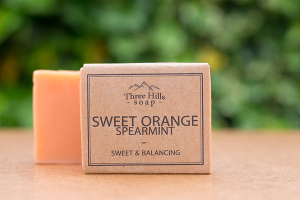 Sweet Orange Spearmint Soap from Three Hills