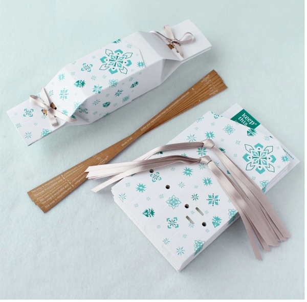 White Reusable Christmas Crackers
