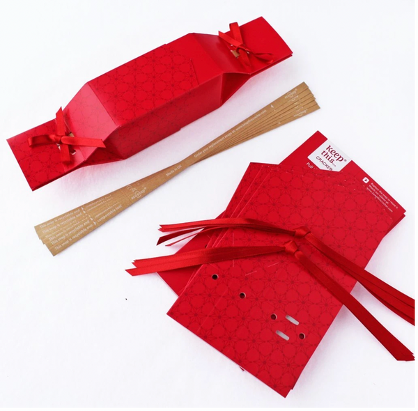 Red Reusable Christmas Crackers