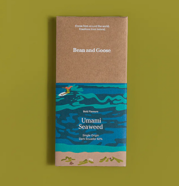 Umami Seaweed Dark Chocolate Bar - Bean & Goose
