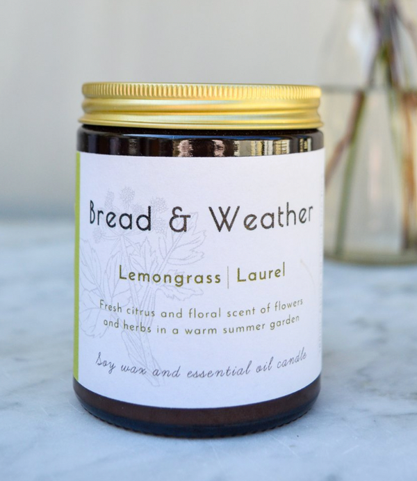 Lemongrass Lauren Candle | Bread and Weather