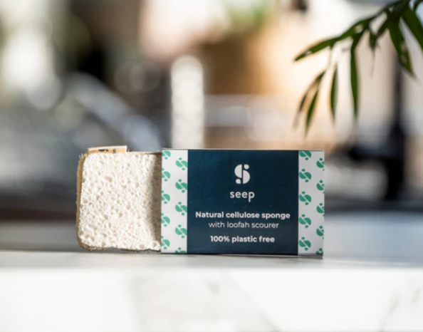 Compostable Sponge with Scourer