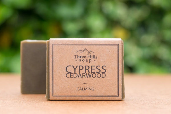 Cypress Cedarwood Soap from Three Hills