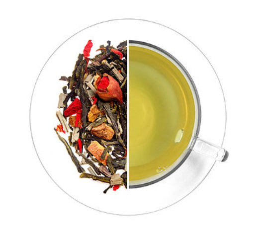 Pomegranate green tea