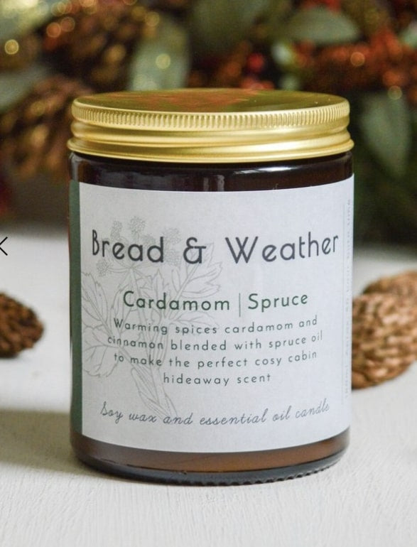 Cardamom and Spruce Candle - Bread and Weather