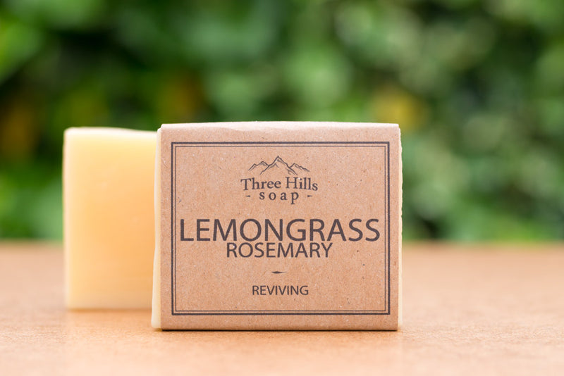 Lemongrass and Rosemary Soap from Three Hills
