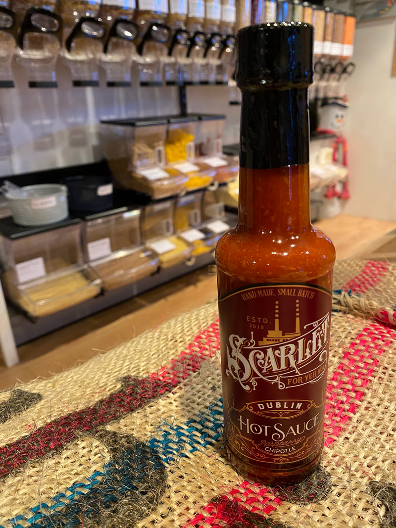 Scarlet For Yer Ma Hot Sauce (Chipotle and Raspberry)